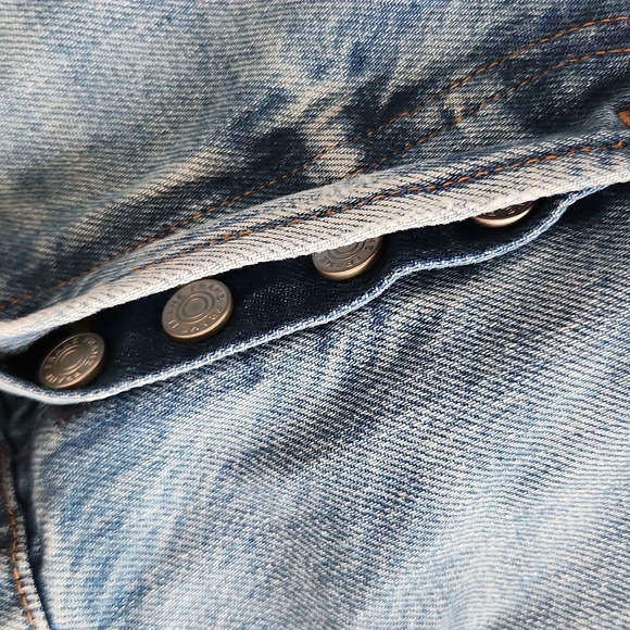 FRAME | Le Slouch Jeans Bluejay Rips Button Fly - Picture 15 of 16